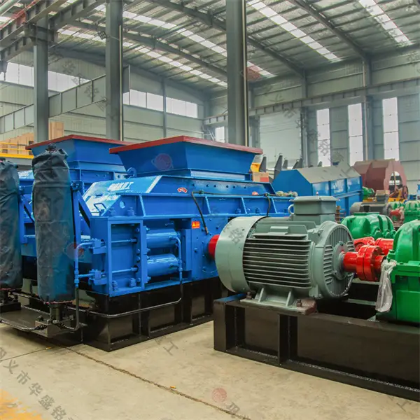 液壓對(duì)輥破碎機(jī)可破碎石油焦、爐渣等能源原料